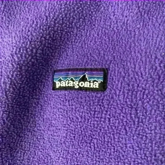 Patagonia Purple Synchilla Half Zip Pullover - Picture 2 of 4